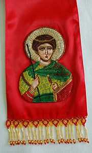 Закладка для Евангелия - св. Димитрий